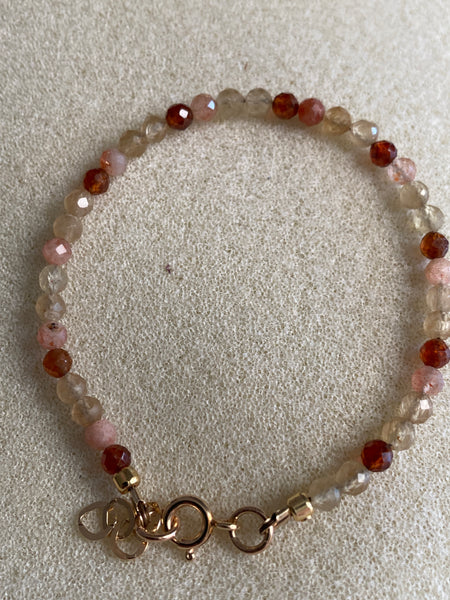 Gemstone bead bracelet